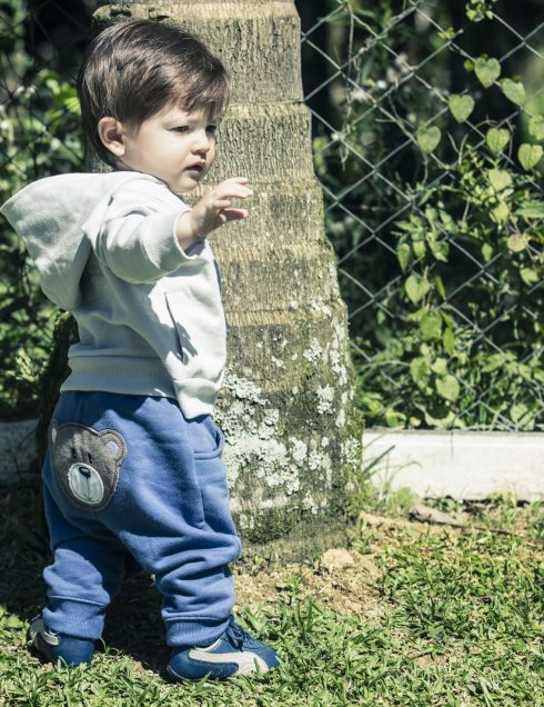 Jaqueta e calça moletom