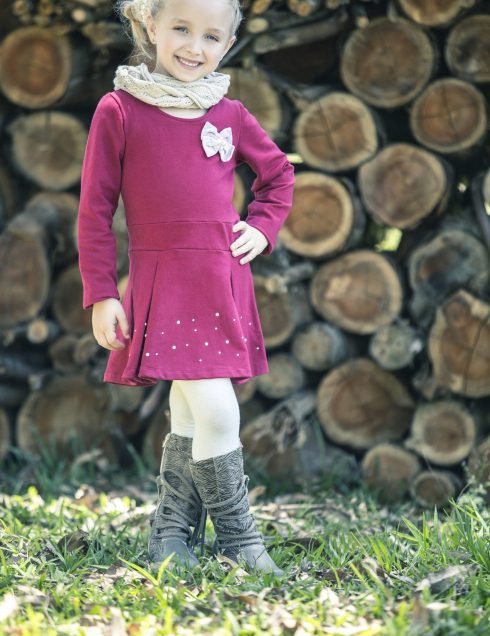 Vestido em molecotton